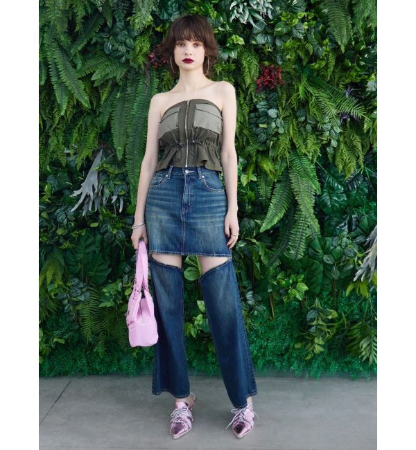 EVRIS「ミリタリーデザインベアビスチェ」|キャミソール|