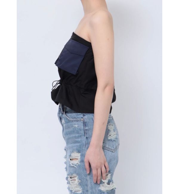 EVRIS「ミリタリーデザインベアビスチェ」|キャミソール|