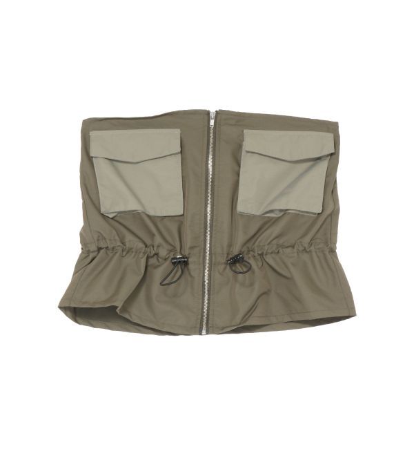 EVRIS「ミリタリーデザインベアビスチェ」|キャミソール|