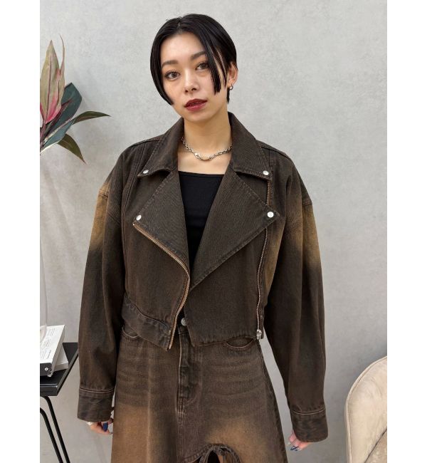 EVRIS「スクエアクロップドトップス」|Tシャツ・カットソー|