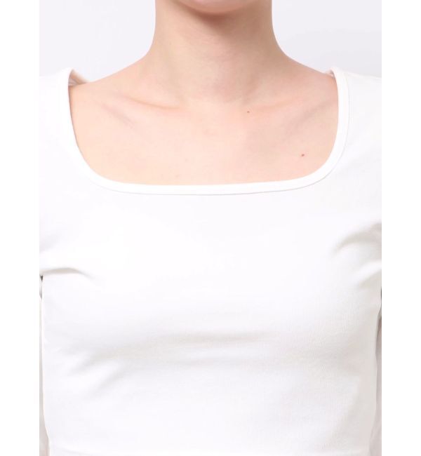 EVRIS「スクエアクロップドトップス」|Tシャツ・カットソー|