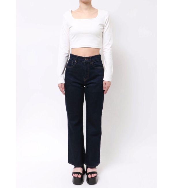 EVRIS「スクエアクロップドトップス」|Tシャツ・カットソー|