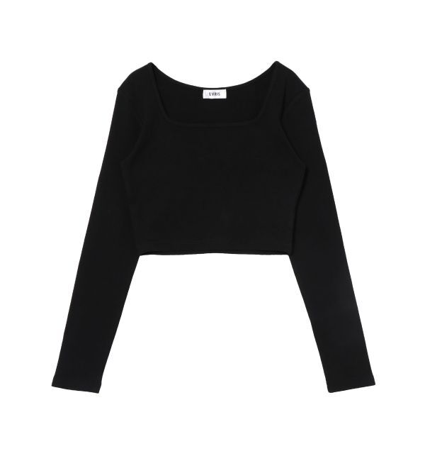 EVRIS「スクエアクロップドトップス」|Tシャツ・カットソー|