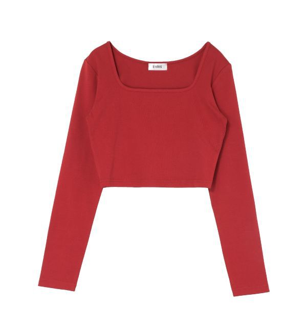 EVRIS「スクエアクロップドトップス」|Tシャツ・カットソー|