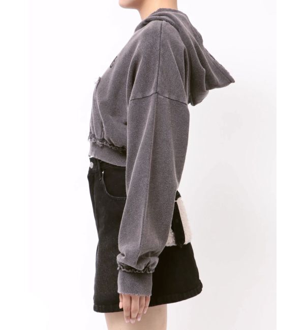 EVRIS「ワンポイントブリーチジップアップフーディ【セットアップ着用可能】」|パーカー|