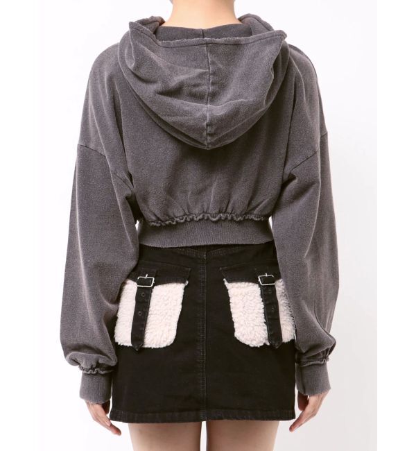 EVRIS「ワンポイントブリーチジップアップフーディ【セットアップ着用可能】」|パーカー|