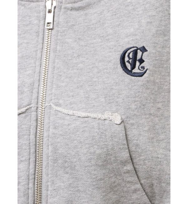 EVRIS「ワンポイントブリーチジップアップフーディ【セットアップ着用可能】」|パーカー|