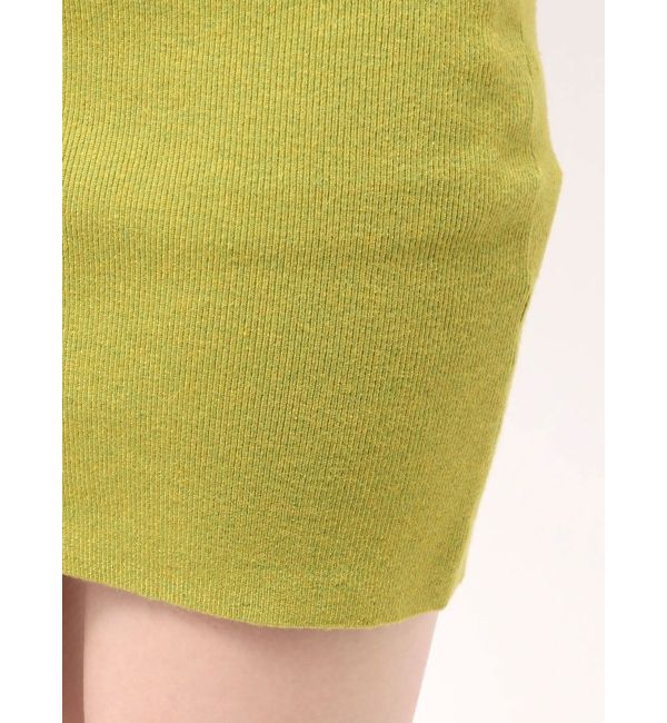 EVRIS「カットアウトニットミニワンピース」|ワンピース|