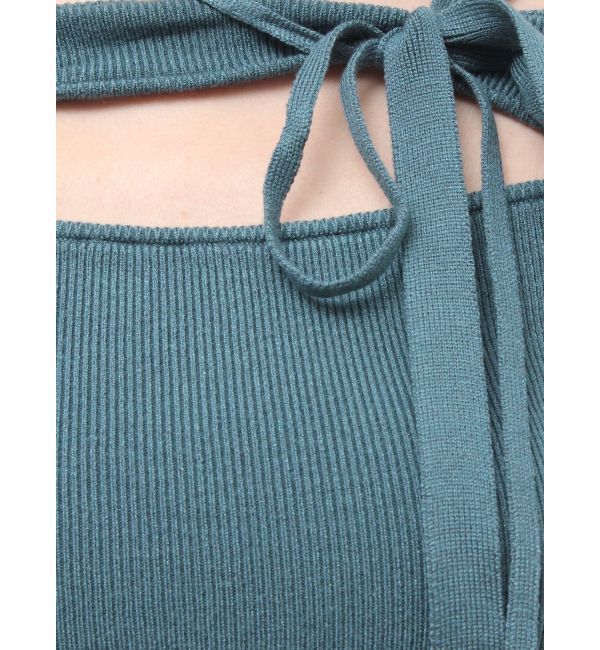 EVRIS「カットアウトニットミニワンピース」|ワンピース|