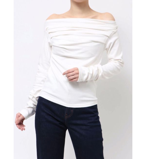 jouetie「ドレープオフショルトップス」|Tシャツ・カットソー|