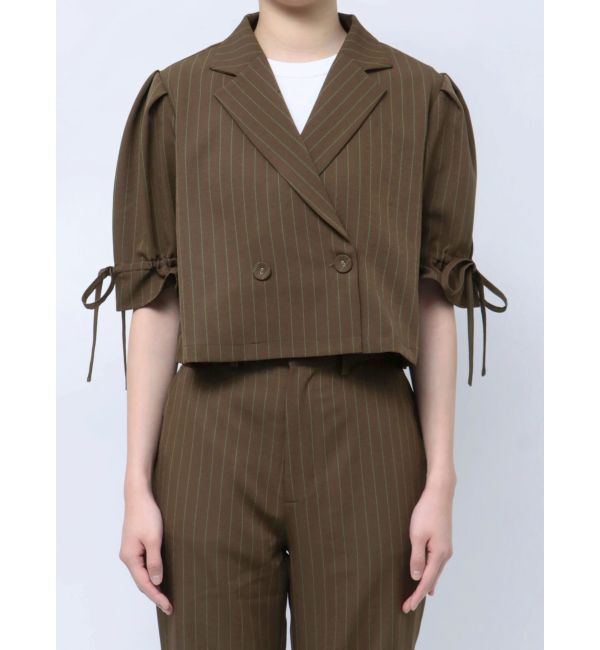 jouetie「【FRUITSZIPPER櫻井優衣】クロップドジャケット」|テーラードジャケット|