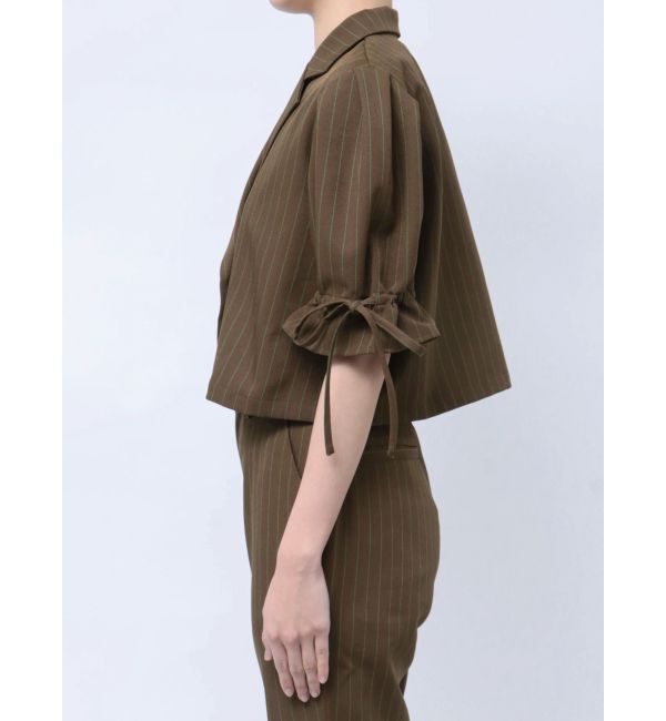 jouetie「【FRUITSZIPPER櫻井優衣】クロップドジャケット」|テーラードジャケット|