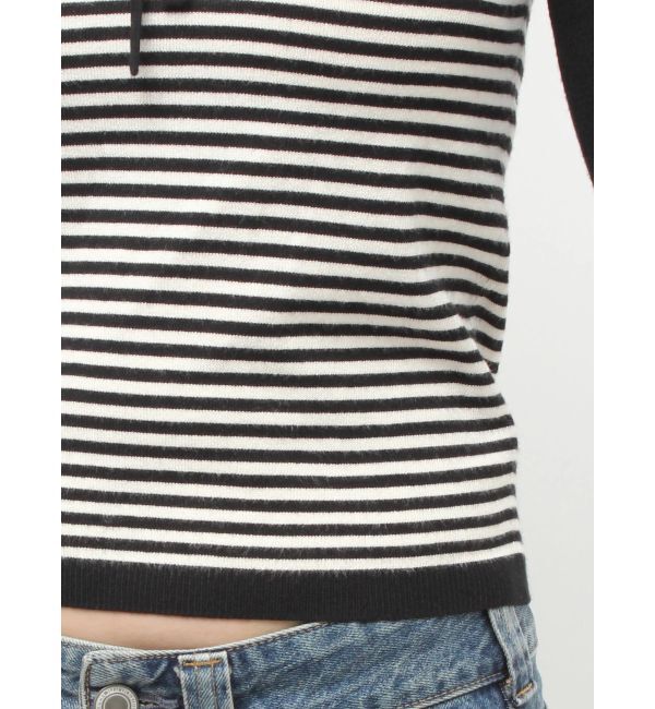 jouetie「オープンショルダーレイヤードニット」|ニット・セーター|