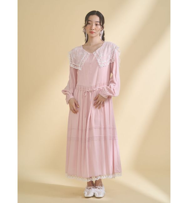 merry jenny「airy lace collarワンピース」|ワンピース|