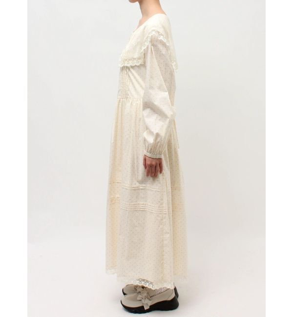 merry jenny「airy lace collarワンピース」|ワンピース|