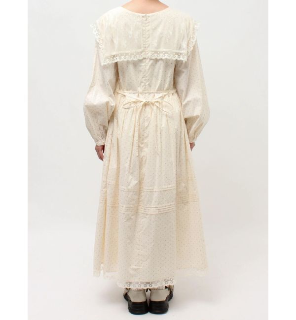 merry jenny「airy lace collarワンピース」|ワンピース|