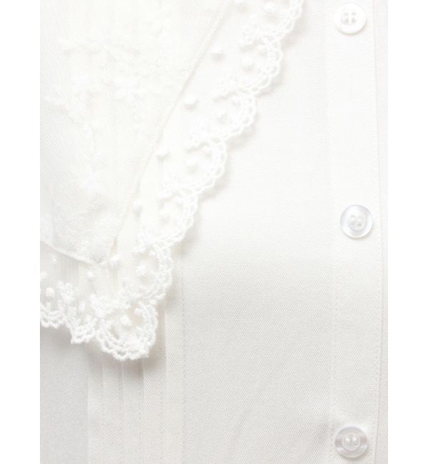 merry jenny「airy lace collarワンピース」|ワンピース|