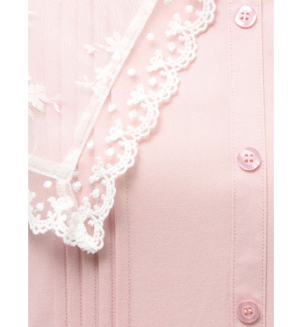 merry jenny「airy lace collarワンピース」|ワンピース|