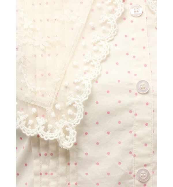 merry jenny「airy lace collarワンピース」|ワンピース|