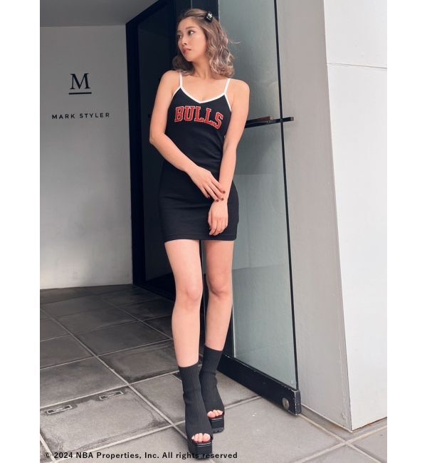 GYDA「NBAバイカラーキャミワンピース」|ワンピース|
