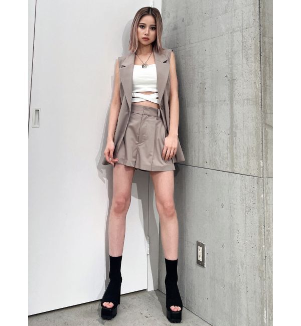 GYDA「オープンリブニットタンクソールブーツ」|その他|