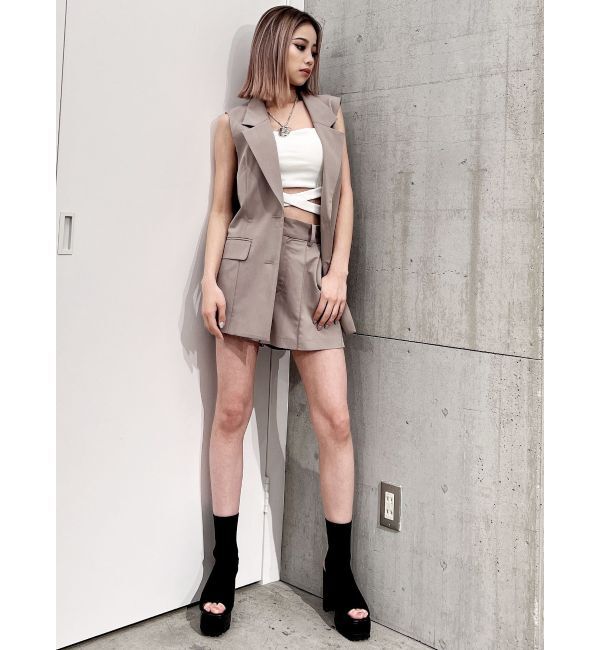 GYDA「オープンリブニットタンクソールブーツ」|その他|