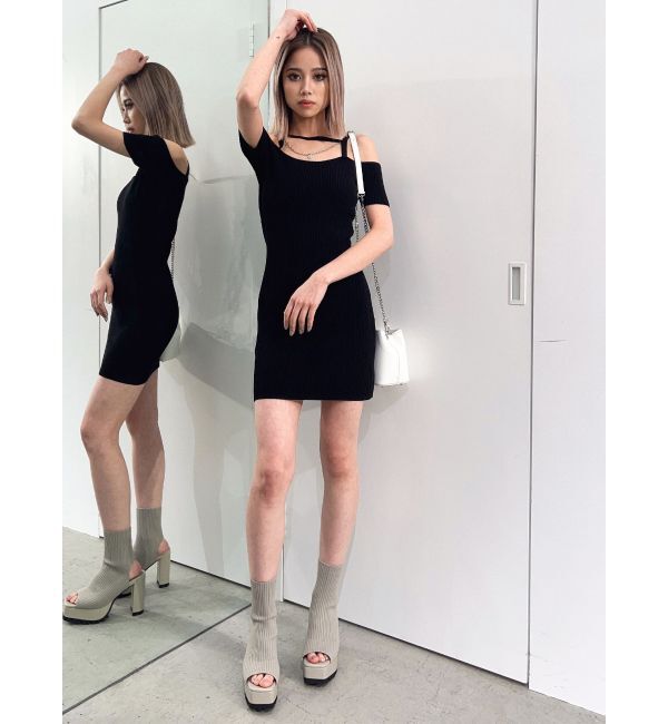 GYDA「オープンリブニットタンクソールブーツ」|その他|