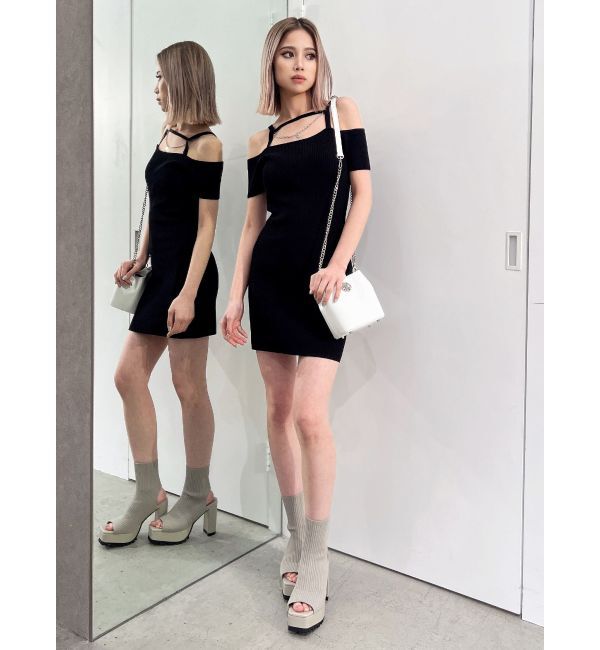 GYDA「オープンリブニットタンクソールブーツ」|その他|