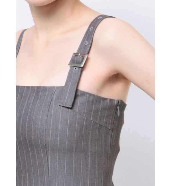 GYDA「【TINY】アシメストラッププリーツワンピース」|ワンピース|