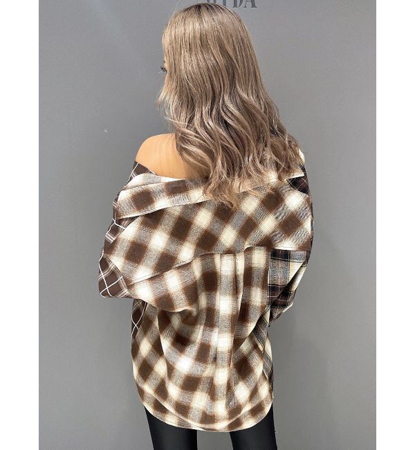 GYDA「MANY MIX CHECKシャツ」|シャツ・ブラウス|