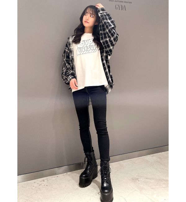 GYDA「MANY MIX CHECKシャツ」|シャツ・ブラウス|