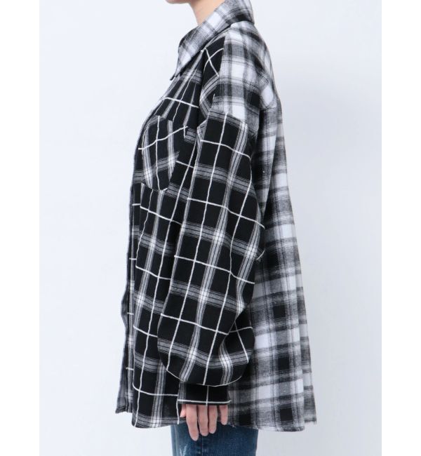 GYDA「MANY MIX CHECKシャツ」|シャツ・ブラウス|