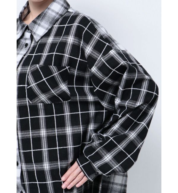 GYDA「MANY MIX CHECKシャツ」|シャツ・ブラウス|