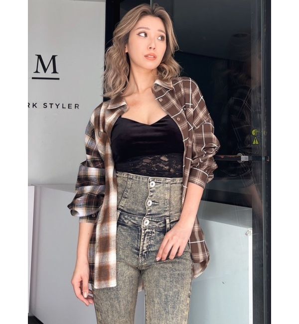 GYDA「MANY MIX CHECKシャツ」|シャツ・ブラウス|