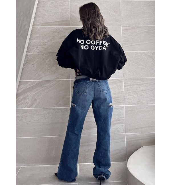 GYDA「NO COFFEE NO GYDAショートMA1」|ブルゾン・スタジャン|