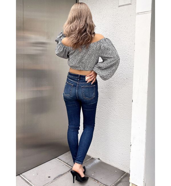 GYDA「レオパードオフショルコルセットブラウス」|シャツ・ブラウス|