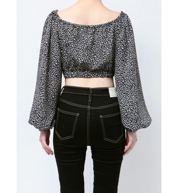 GYDA「レオパードオフショルコルセットブラウス」|シャツ・ブラウス|