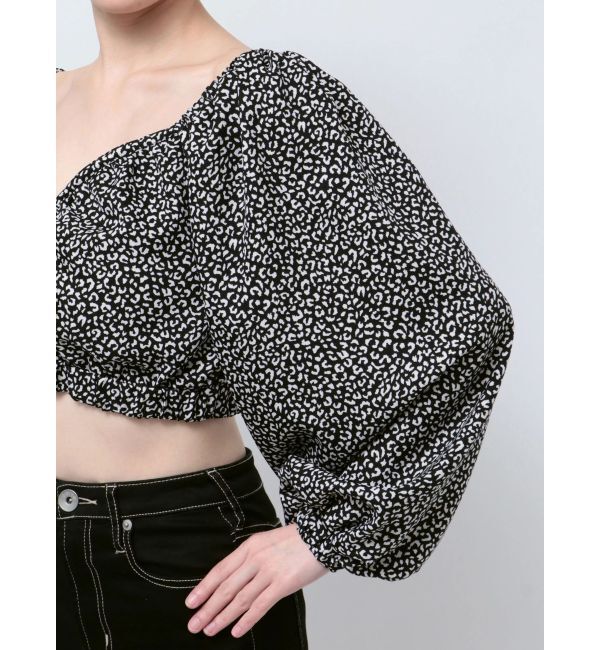 GYDA「レオパードオフショルコルセットブラウス」|シャツ・ブラウス|