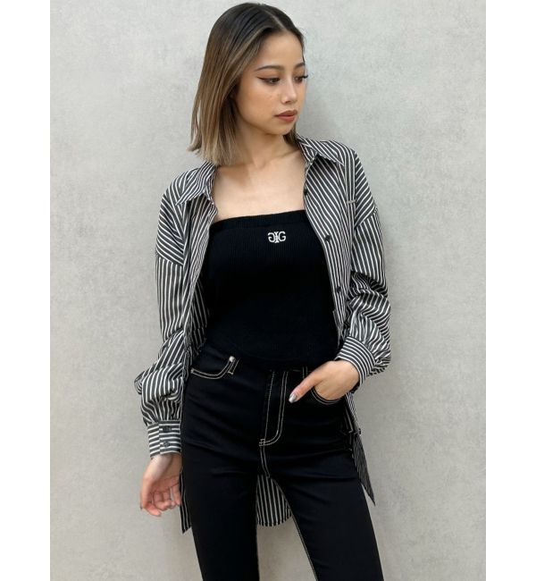 GYDA「GYDAプレート2wayシャツ」|シャツ・ブラウス|