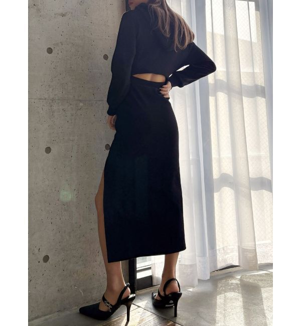 GYDA「【TINY】フーディードッキングスウェットワンピース」|ワンピース|