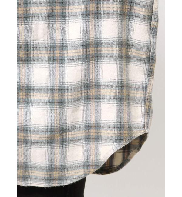 GYDA「check fabric processing シャツ」|シャツ・ブラウス|