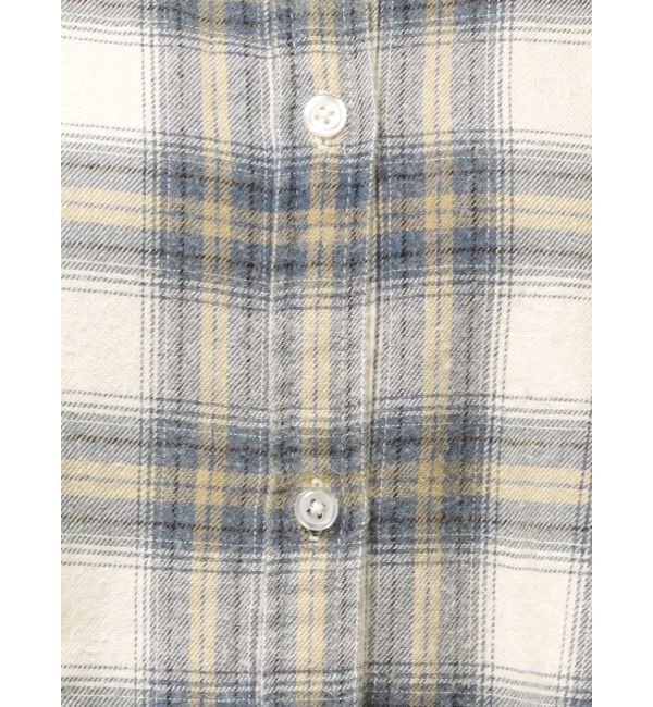 GYDA「check fabric processing シャツ」|シャツ・ブラウス|