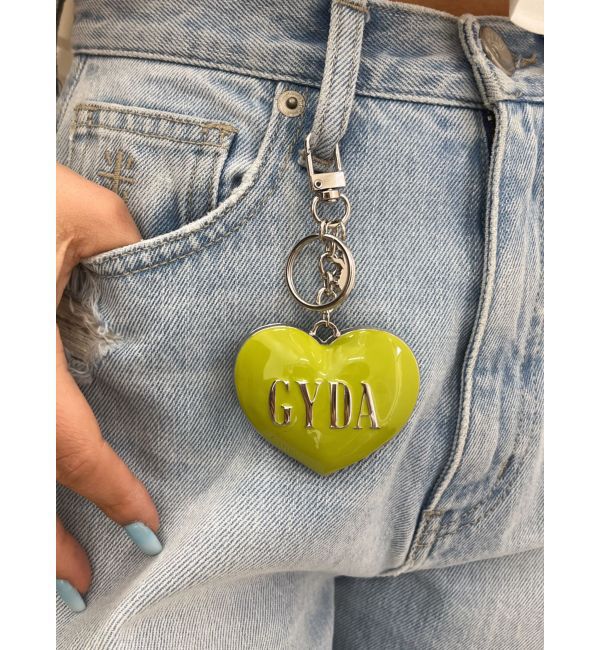 GYDA「GYDA Heart charm」|チャーム・キーホルダー|ライム