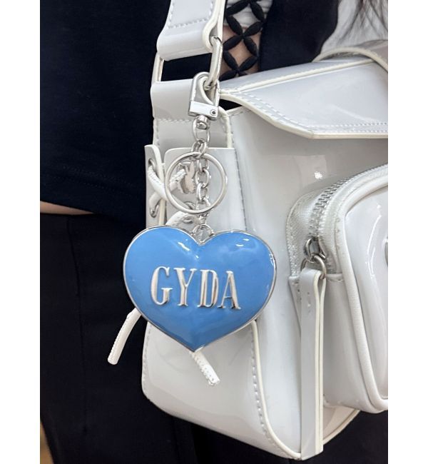 GYDA「GYDA Heart charm」|チャーム・キーホルダー|スカイブルー