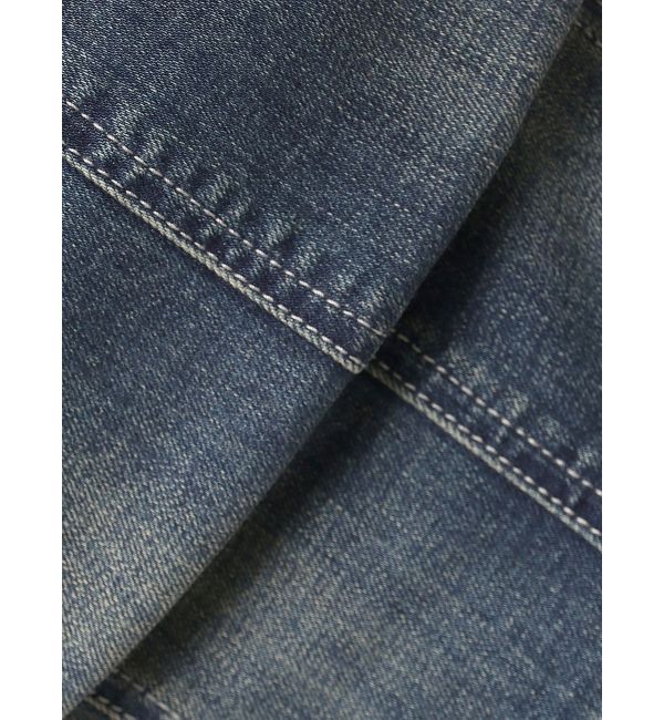 GYDA「GD MOLD SIDE OPENスカートライクデニムワンピース」|ワンピース|