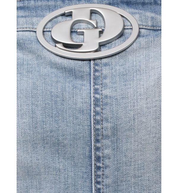 GYDA「GD MOLD SIDE OPENスカートライクデニムワンピース」|ワンピース|