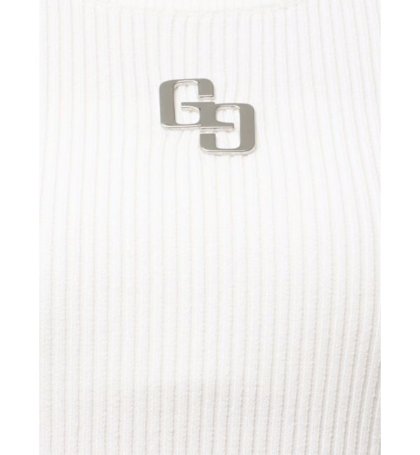 GYDA「GGプレートハーフスリーブニットワンピース」|ワンピース|