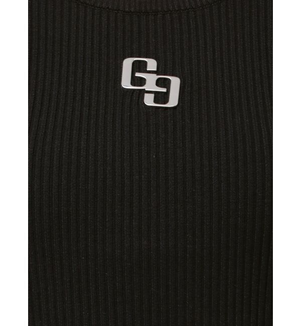 GYDA「GGプレートハーフスリーブニットワンピース」|ワンピース|