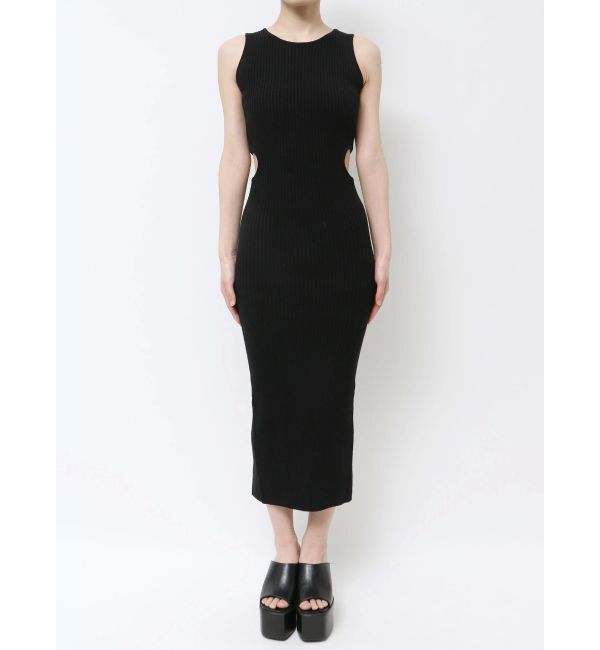 GYDA「SIDE OPENロングニットワンピース」|ワンピース|