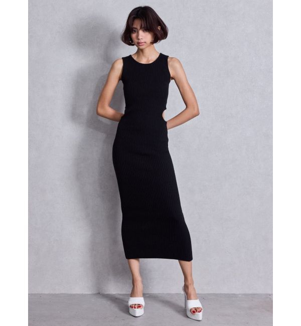 GYDA「SIDE OPENロングニットワンピース」|ワンピース|